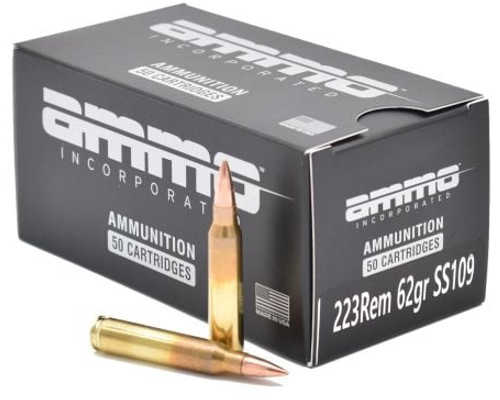Ammo Inc Signature Line .223 Remington 62 Grain Full Metal Jacket SS109 50 Rounds
